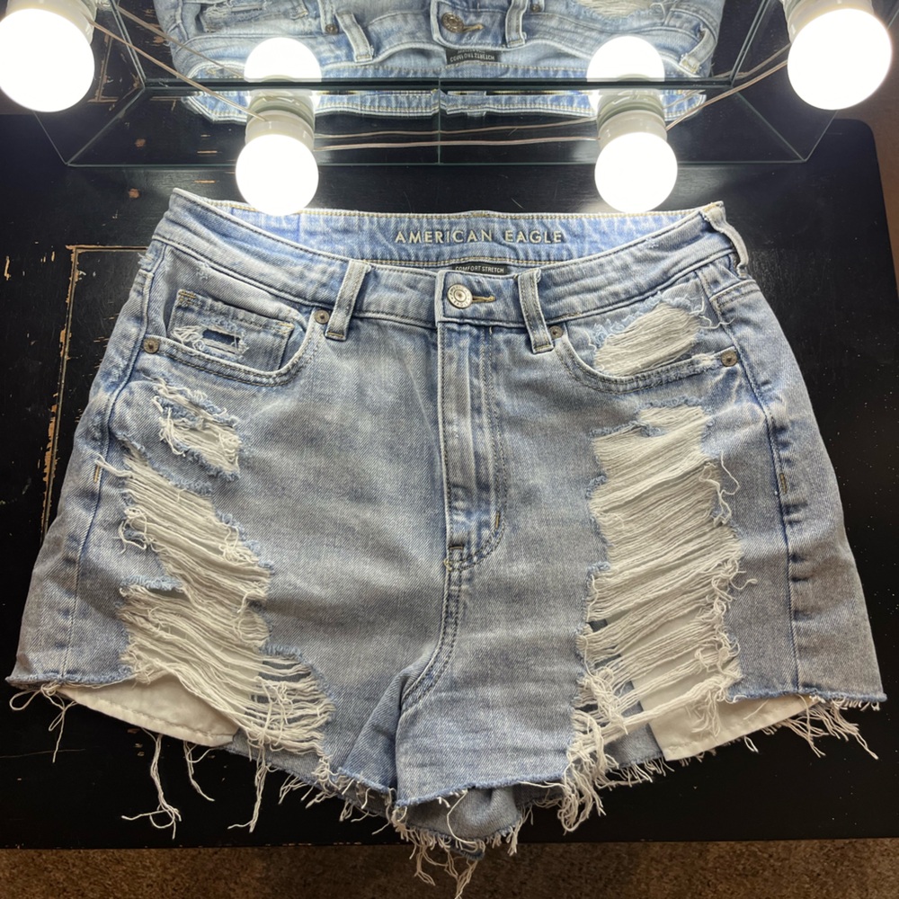 american eagle jean shorts